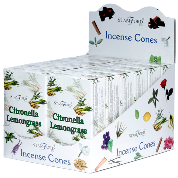 37198 Stamford Incense Cones - Citronella & Lemongrass - Image 3