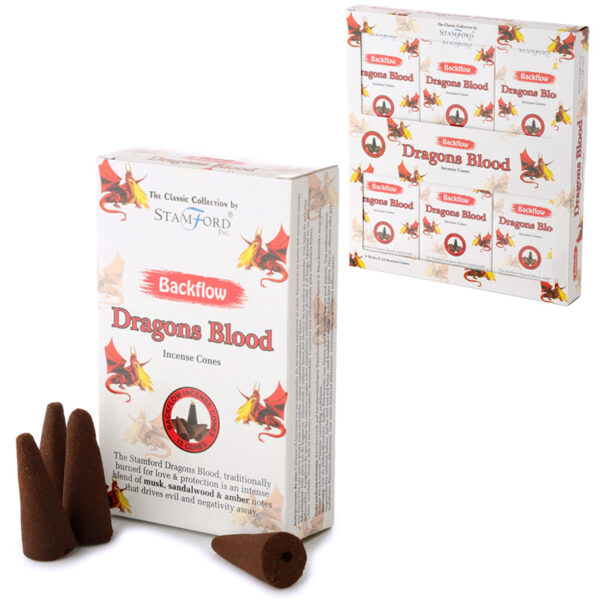 Stamford Backflow Incense Cones - Dragon Blood - Image 5