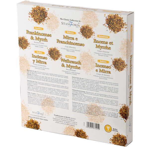 Stamford Backflow Incense Cones - Frankincense & Myrrh - Image 4