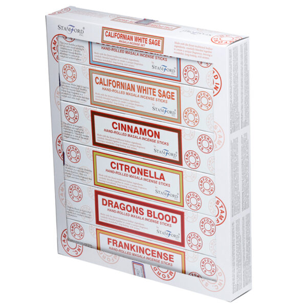 37369 Stamford Masala Incense Sticks 12 Pack Set - Californian White Sage - Image 5