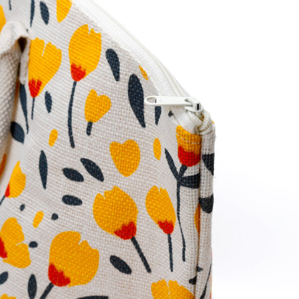 Jute Beach Bag - Buttercup Pick of the Bunch - Image 6