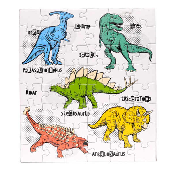 48pc Recycled Jigsaw Puzzle - Dinosauria Jr Surprise - Image 8