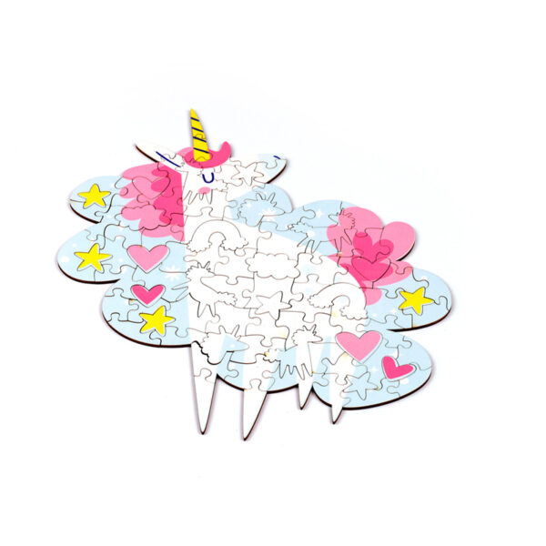 90pc Wooden Jigsaw Puzzle - Unicorn Magic - Image 5