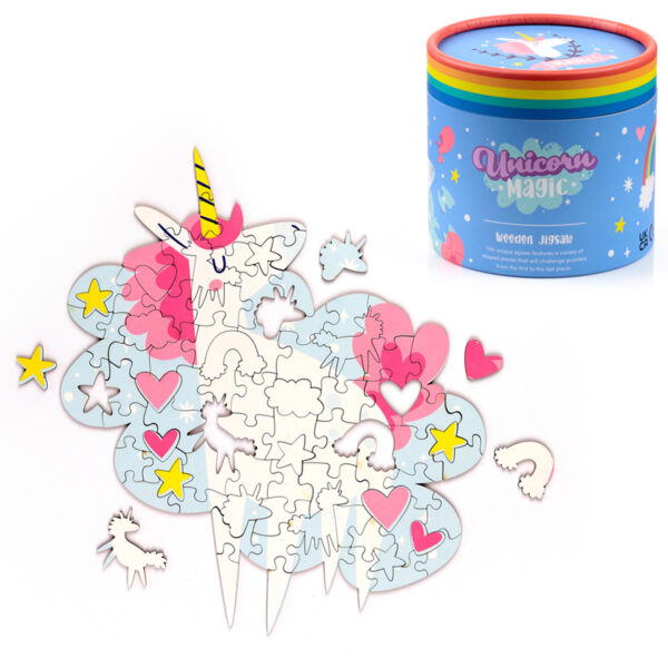 90pc Wooden Jigsaw Puzzle - Unicorn Magic - Image 10