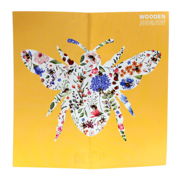 130pc Wooden Jigsaw Puzzle - Nectar Meadows Bee - Image 4