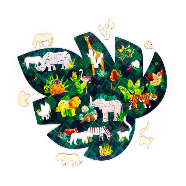 130pc Wooden Jigsaw Puzzle - Animal Kingdom - Image 9