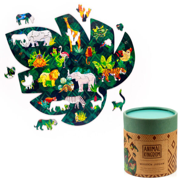 130pc Wooden Jigsaw Puzzle - Animal Kingdom - Image 10