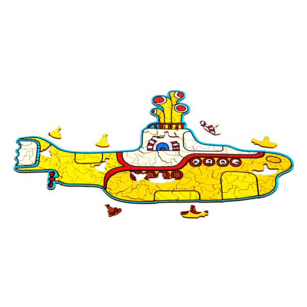 130pc Wooden Jigsaw Puzzle - The Beatles Yellow Submarine - Image 2