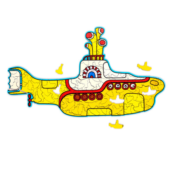 130pc Wooden Jigsaw Puzzle - The Beatles Yellow Submarine - Image 6