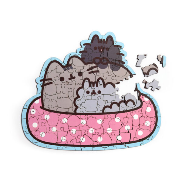 130pc Wooden Jigsaw Puzzle - Pusheen the Cat Core - Image 2