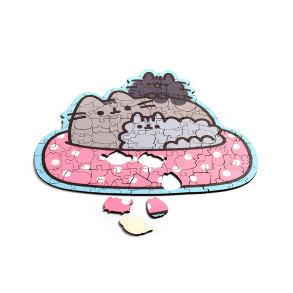 130pc Wooden Jigsaw Puzzle - Pusheen the Cat Core - Image 7
