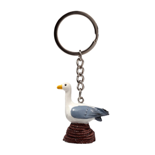 Novelty Keyring - Seagull Buoy on Rope - Image 4