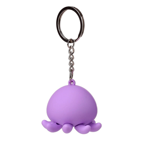 3D PVC Keyring - Adoramals Wendy the Octopus - Image 3