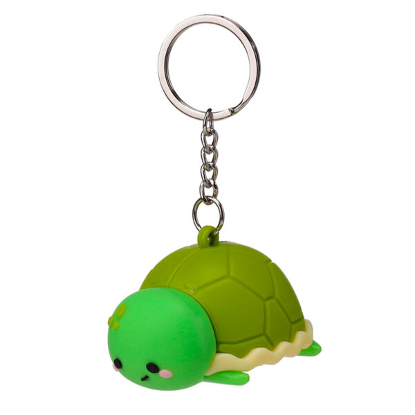 3D PVC Keyring - Adoramals Atlas the Turtle - Image 3