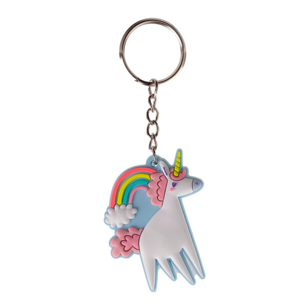 PVC Keyring - Unicorn Magic Pink - Image 3