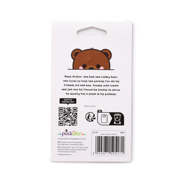 3D PVC Keyring - Arthur the Bear London Guardsman - Image 6