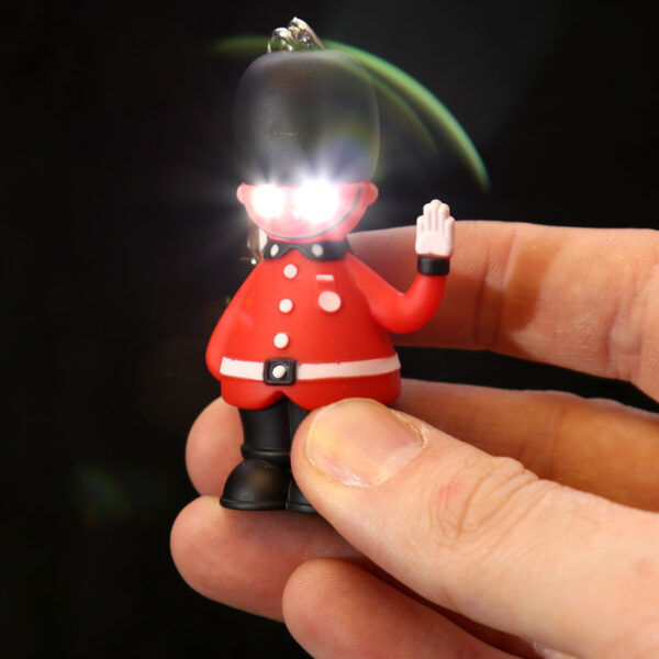 LED Light & Sound Keyring - Rule Britannia Guardsman - Image 4