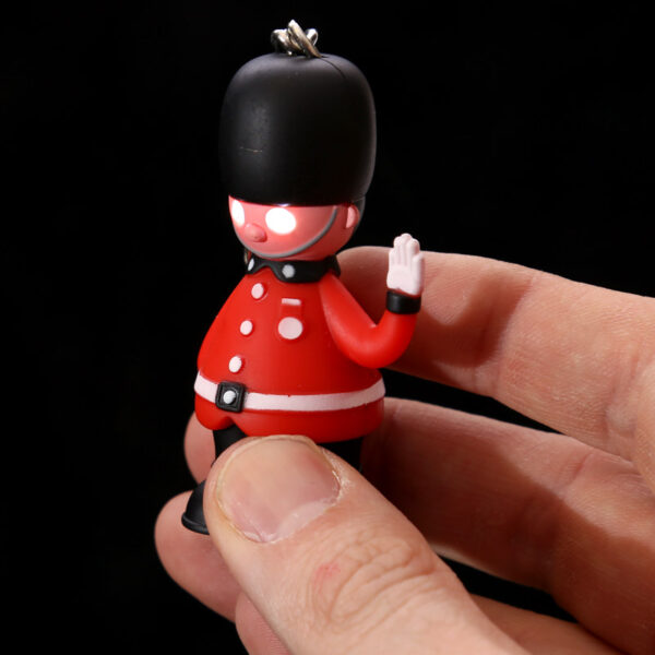 LED Light & Sound Keyring - Rule Britannia Guardsman - Image 5