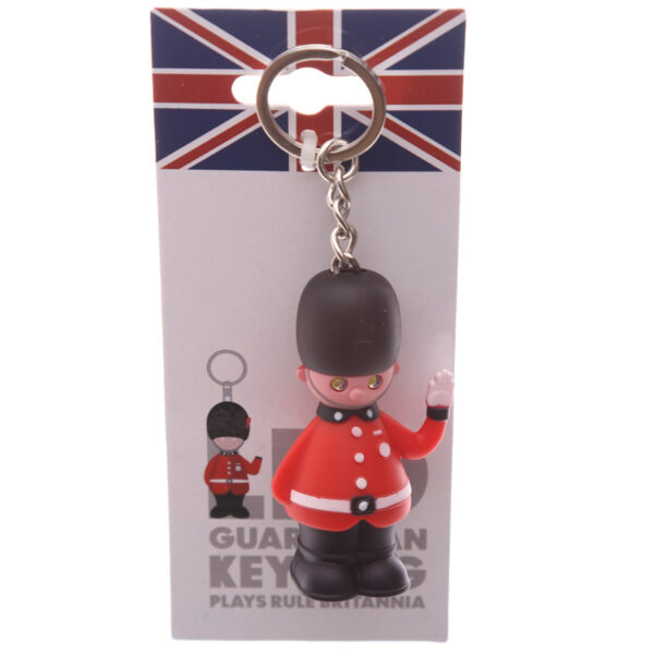 LED Light & Sound Keyring - Rule Britannia Guardsman - Image 6