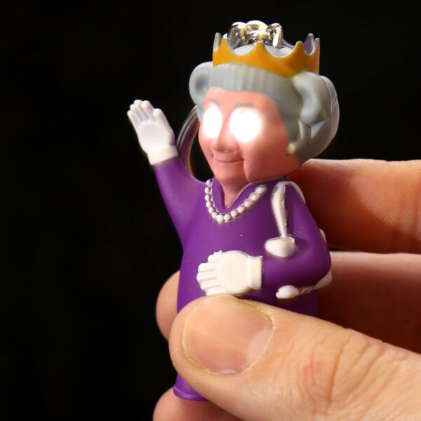 LED Light & Sound Keyring - Rule Britannia Queen - Image 5