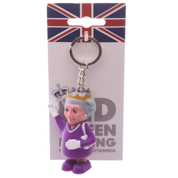 LED Light & Sound Keyring - Rule Britannia Queen - Image 6