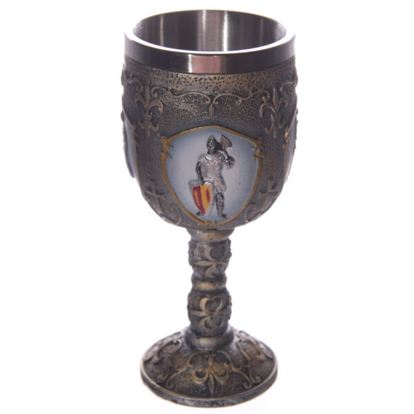 Decorative Fantasy Knight Goblet - Image 2