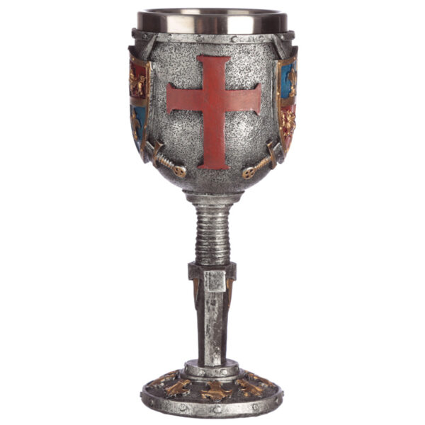 Collectable Decorative Coat of Arms Goblet - Image 2