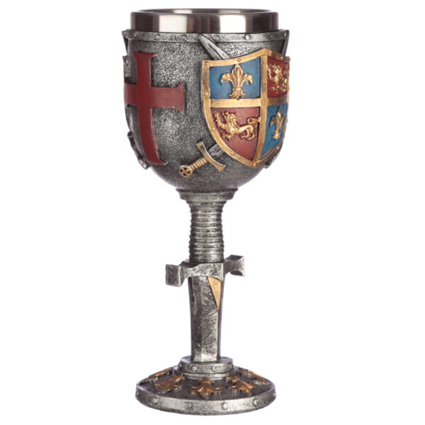 Collectable Decorative Coat of Arms Goblet - Image 3