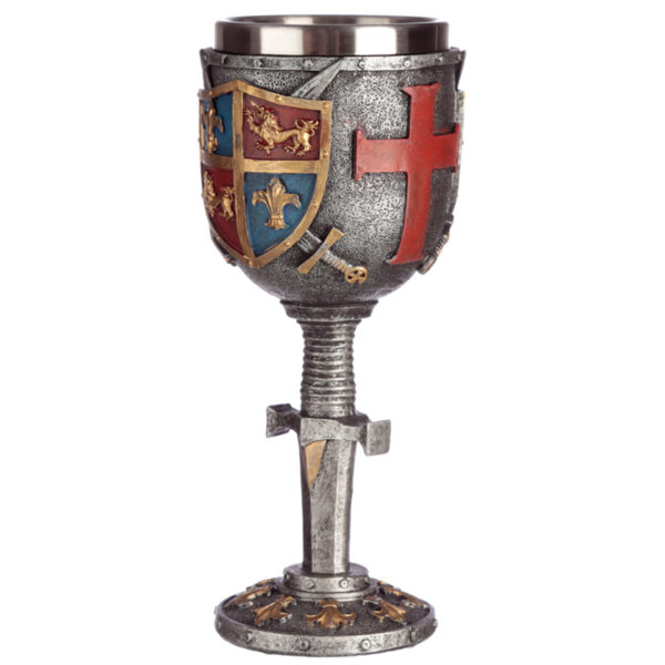 Collectable Decorative Coat of Arms Goblet - Image 4