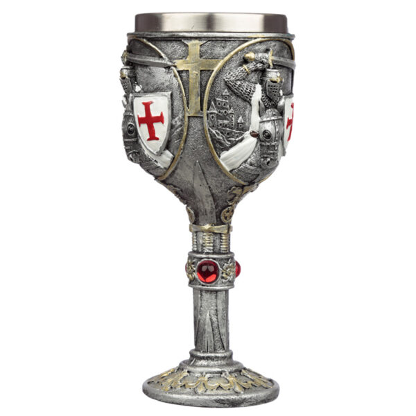 Collectable Decorative Crusader Knight Goblet - Image 2