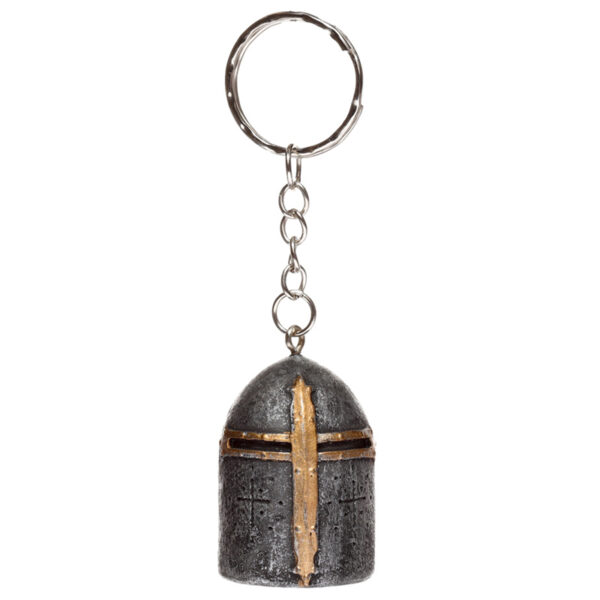 Novelty Keyring - Medieval Knight Helmet - Image 2