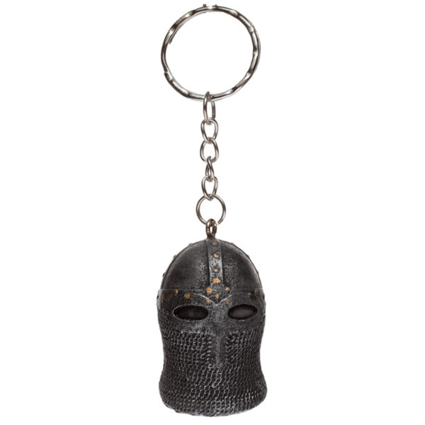 Novelty Keyring - Medieval Knight Helmet - Image 4