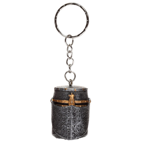 Novelty Keyring - Medieval Knight Helmet - Image 5