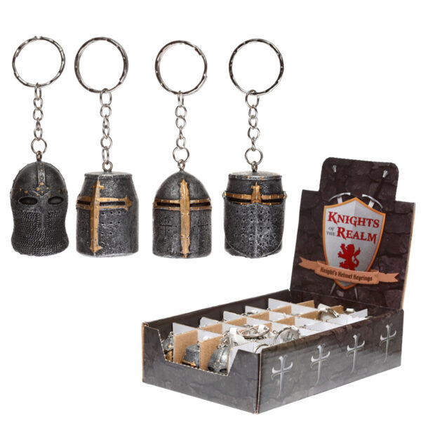 Novelty Keyring - Medieval Knight Helmet - Image 7