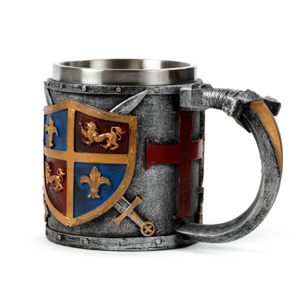 Decorative Tankard - Coat of Arms Gold & Silver - Image 3