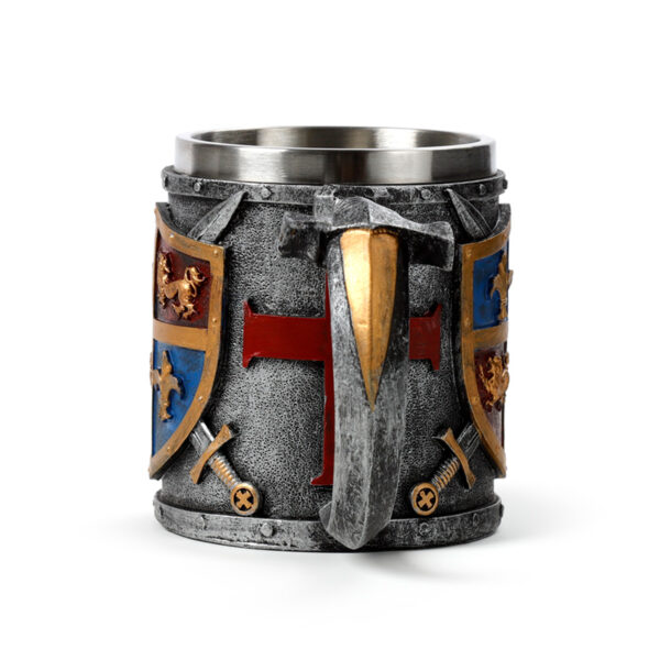 Decorative Tankard - Coat of Arms Gold & Silver - Image 4