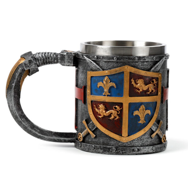 Decorative Tankard - Coat of Arms Gold & Silver - Image 5