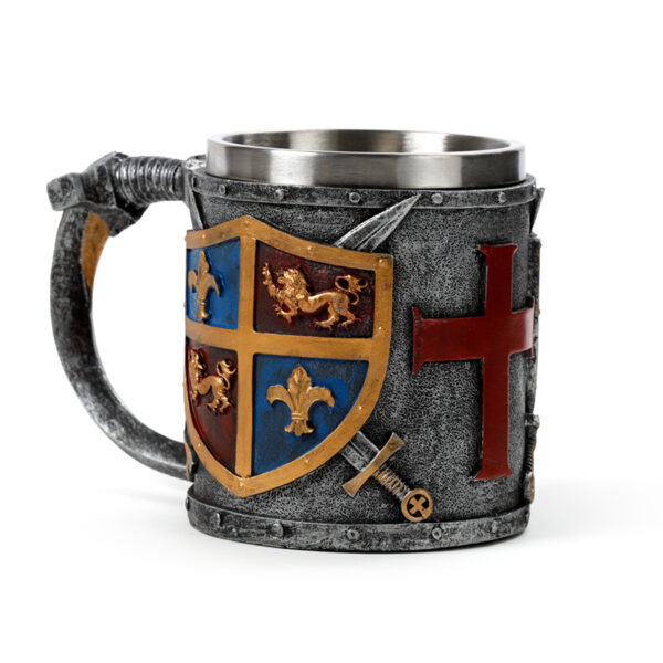 Decorative Tankard - Coat of Arms Gold & Silver - Image 6