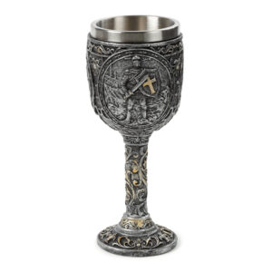 Decorative Goblet - Knight and Castle