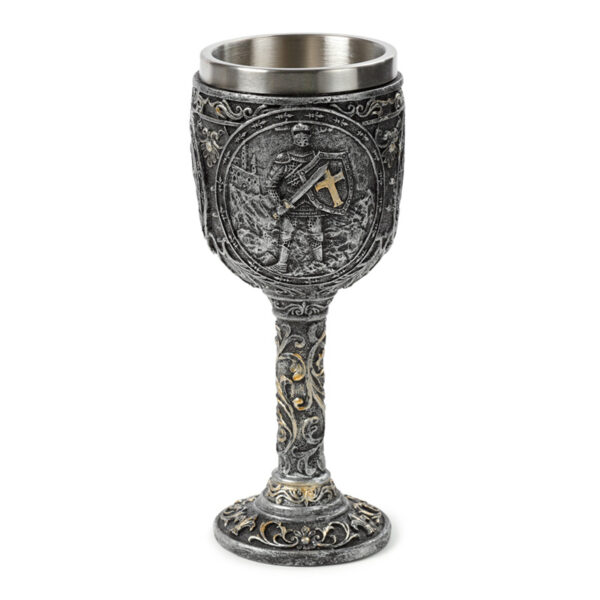 Decorative Goblet - Knight and Castle