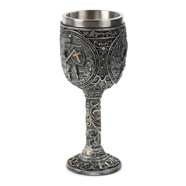 Decorative Goblet - Knight and Castle - Image 2