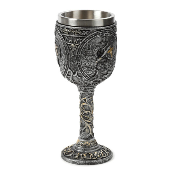 Decorative Goblet - Knight and Castle - Image 3