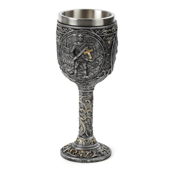 Decorative Goblet - Knight and Castle - Image 4