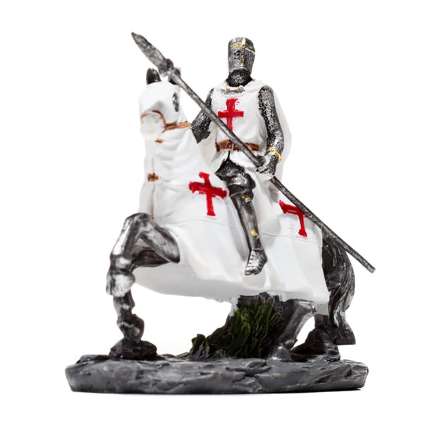 Fantasy Knight Ornament - Crusader Knight on Horseback Protector - Image 7