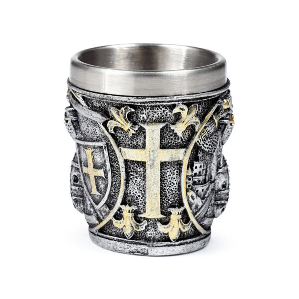 Decorative Shot Glass - Medieval Knight with Shield - Image 5