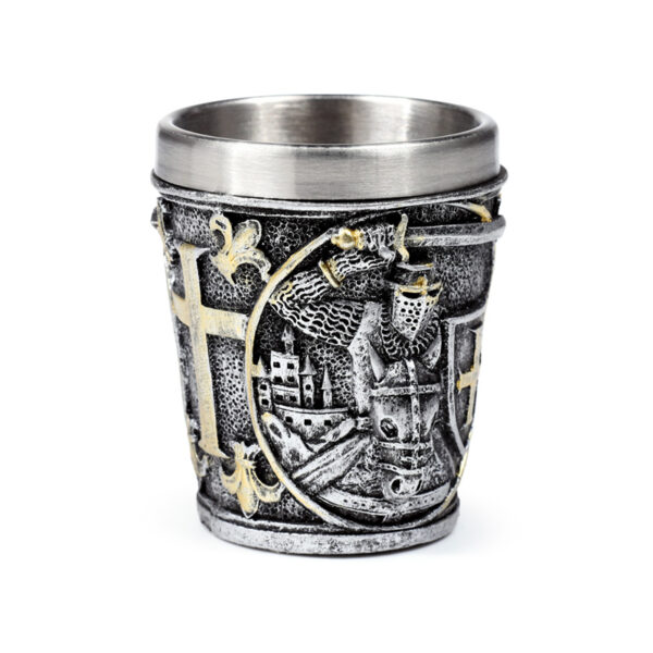 Decorative Shot Glass - Medieval Knight with Shield - Image 6