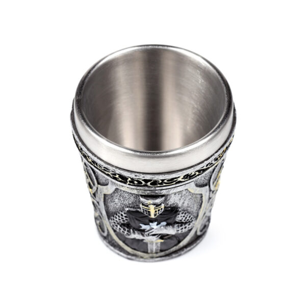 Decorative Shot Glass - Medieval Black Knight - Image 2