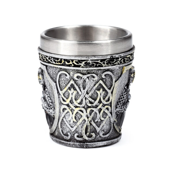 Decorative Shot Glass - Medieval Black Knight - Image 3
