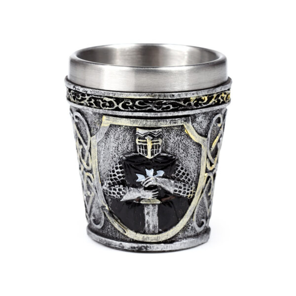 Decorative Shot Glass - Medieval Black Knight - Image 4