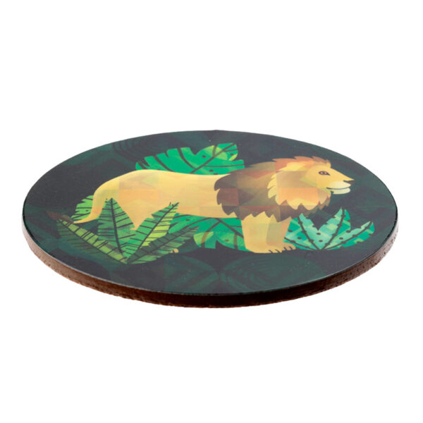 Set of 4 Cork Novelty Coasters - Animal Kingdom - Image 4